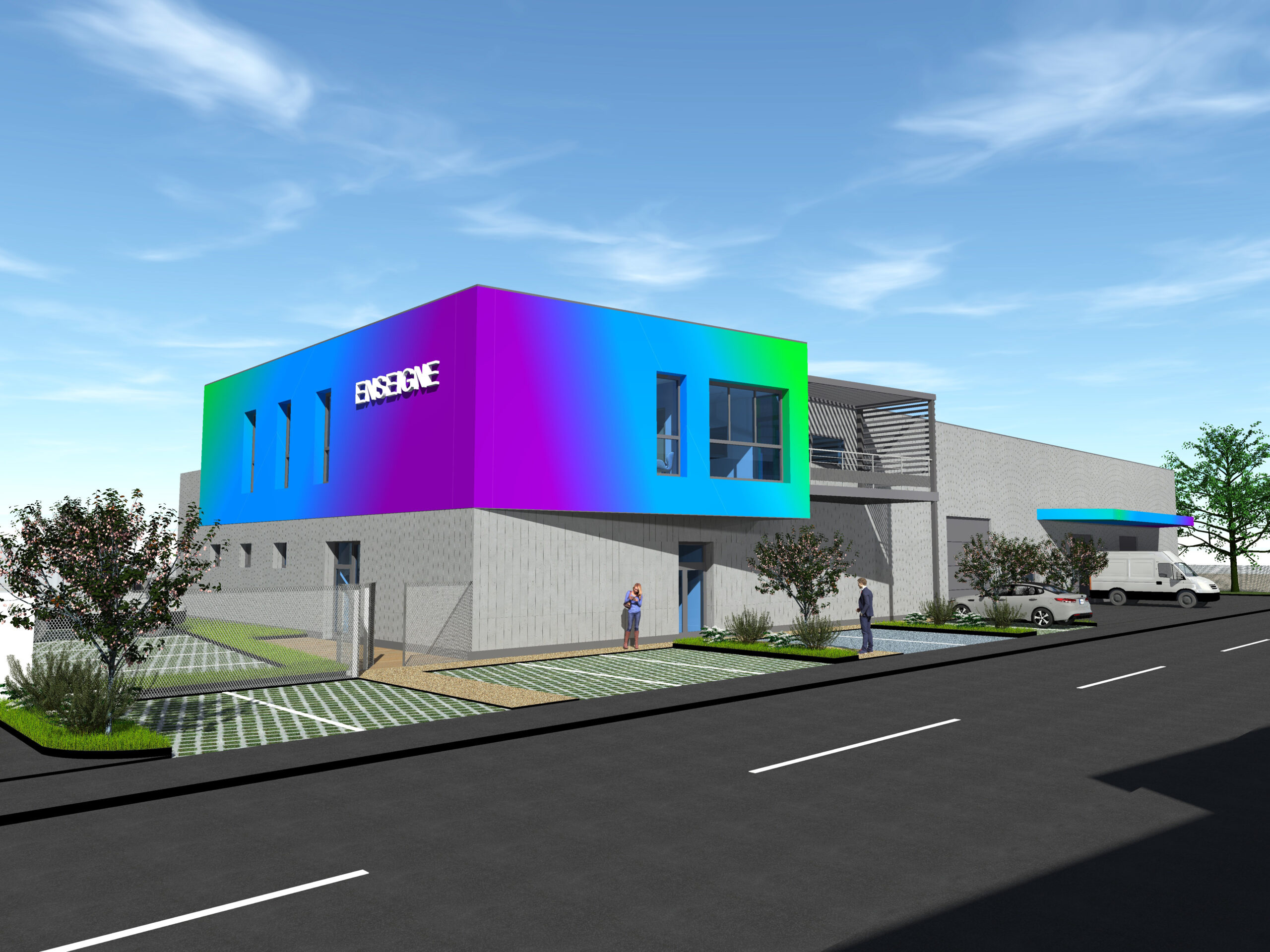 CONSTRUCTION DE DEUX BÂTIMENTS D' ACTIVITÉS MIXTES - AMBARES-ET-LAGRAVE (33)